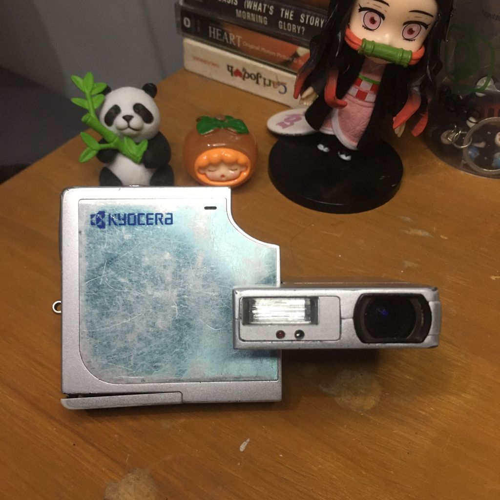 kamera digital digicam kyocera finecam sl300r rare