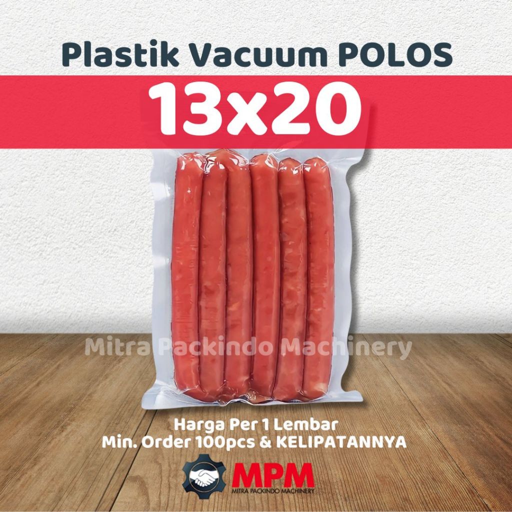 Plastik Vacuum Bag Makanan 13x20 13x21 / Kantong Vakum Frozen Food 13x20cm 13x21cm / Plastik Vacum P