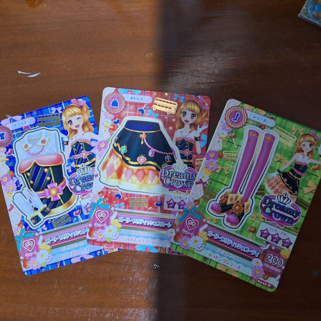 Kartu Aikatsu Ozora Akari Set versi Jepang