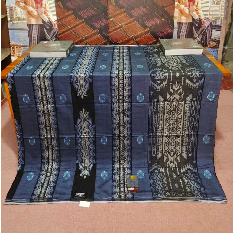 SARUNG ATLAS SUPREM 970 SONGKET ADEM MEWAH ATLAS ORIGINAL
