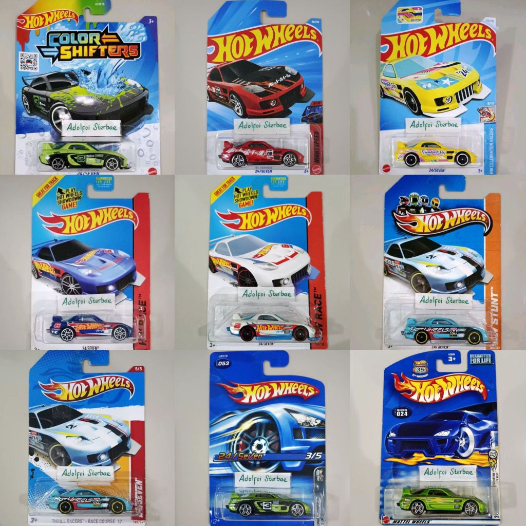 hotwheels hot wheels 24/seven 24 / seven thrill racers race course 12 drift kings lwc racing edisi c