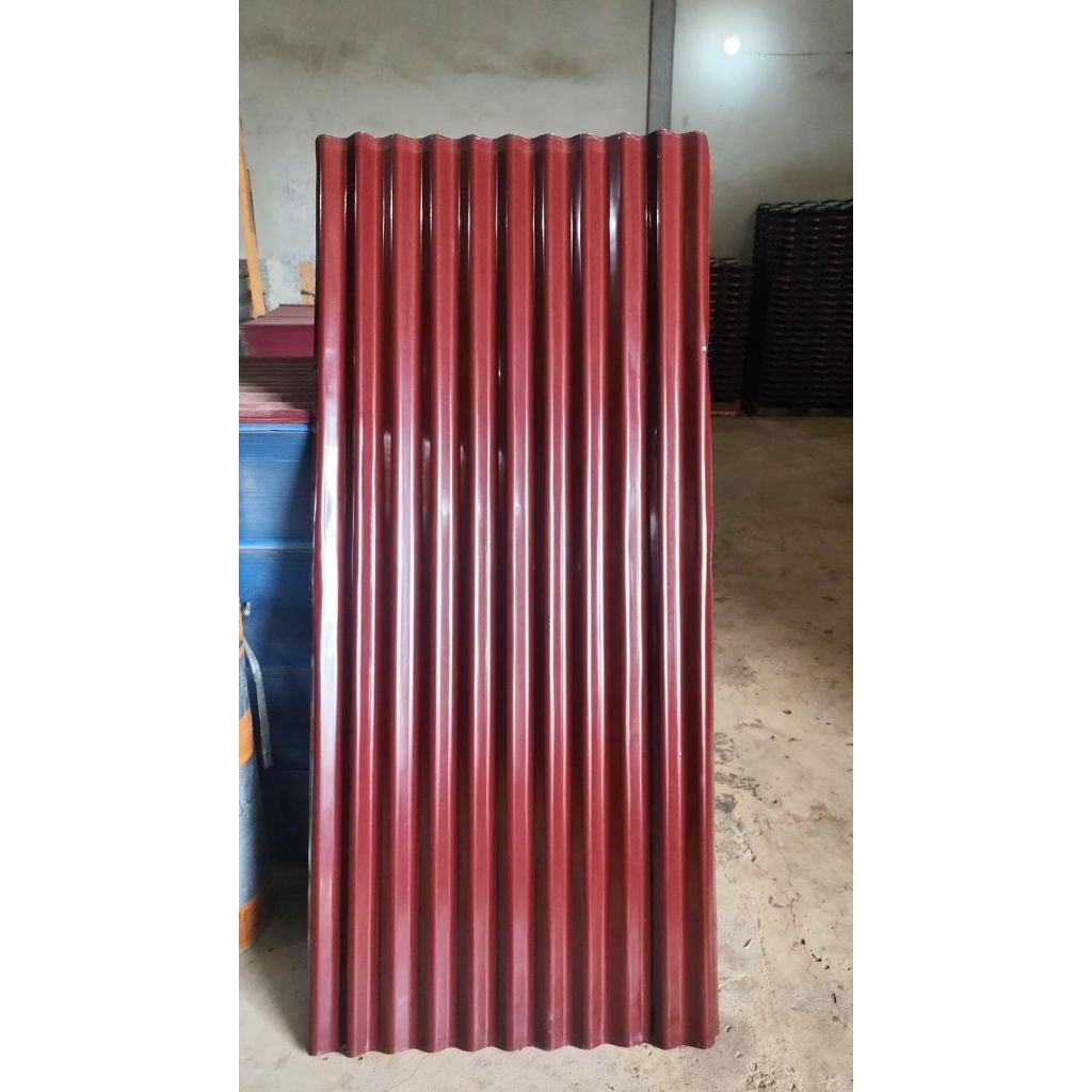 Seng Warna Deli mini 11 gelombang panjang 1.7 meter, 1.7 meter dan 2.1 meter per kodi