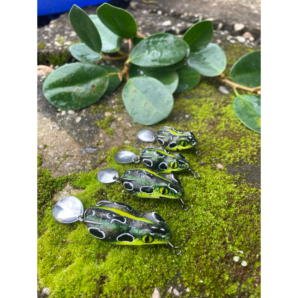 SoftFrog Motif Katak Umpan Casting Gabus/Toman Killer