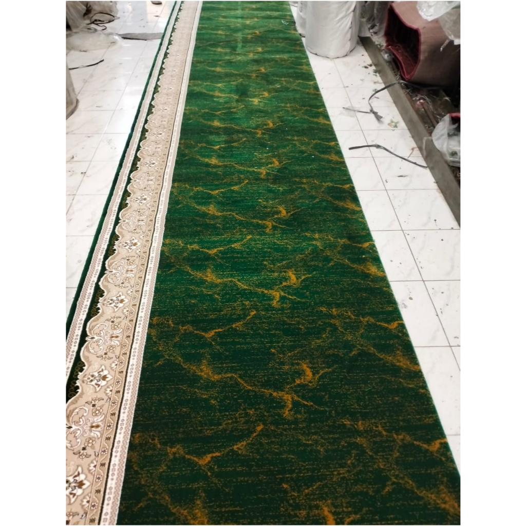Karpet Masjid Tebal 20 mm Turki Premium Tebal dan Empuk Meteran ROMANCE