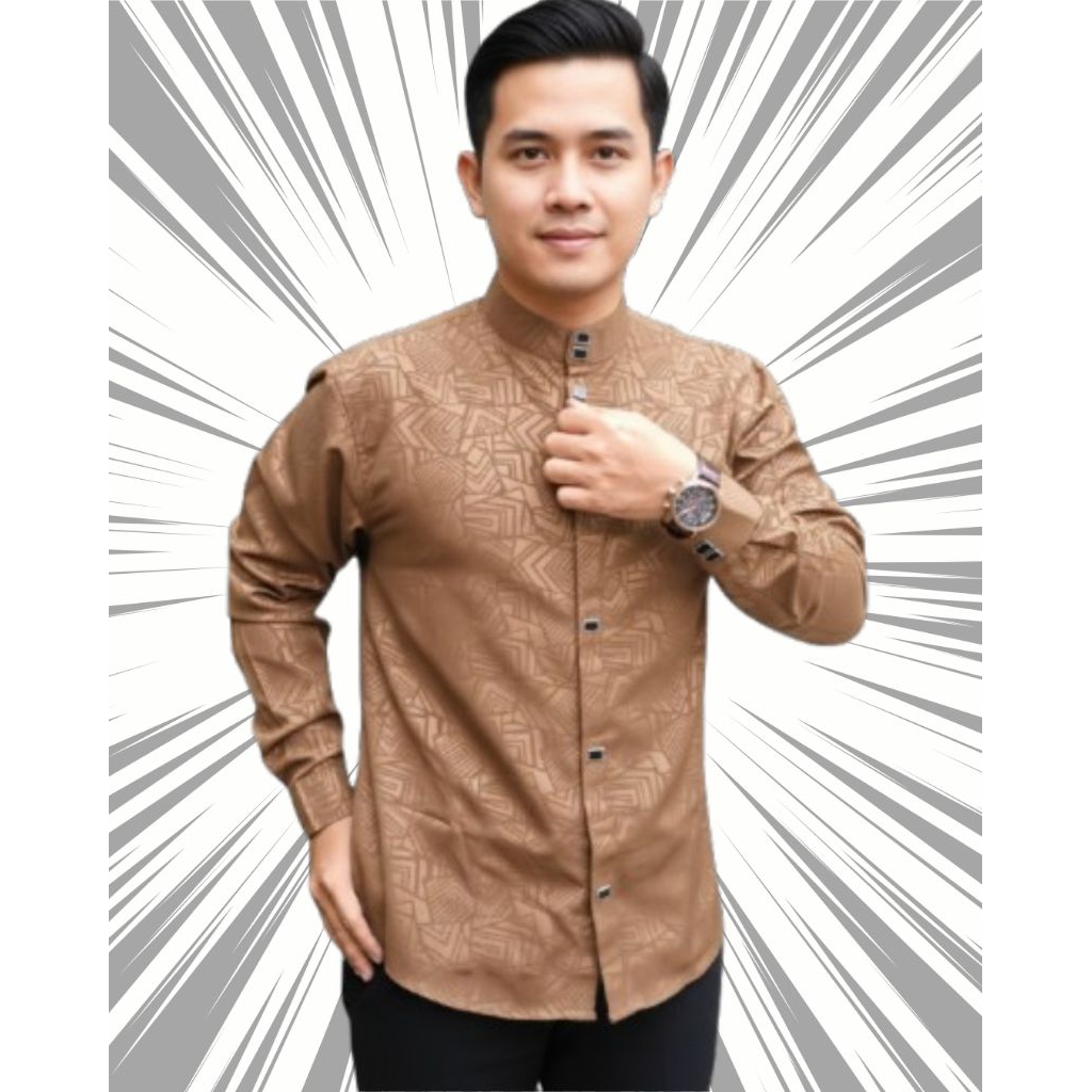 baju koko sultan lengan panjang