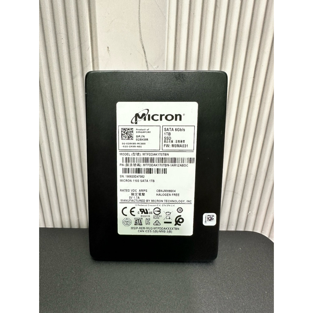 Ssd Sata 1TB Micron 2.5 inch