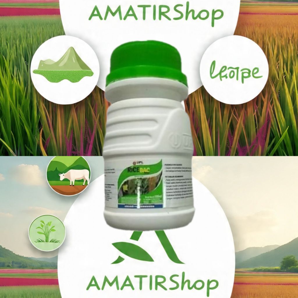 Sentra Living Herbisida Ricebac 400Sc 100Ml Ampuh Untuk Padi