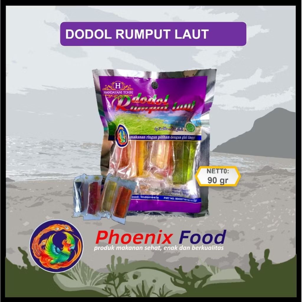 DODOL RUMPUT LAUT 90 GRAM KHAS LOMBOK