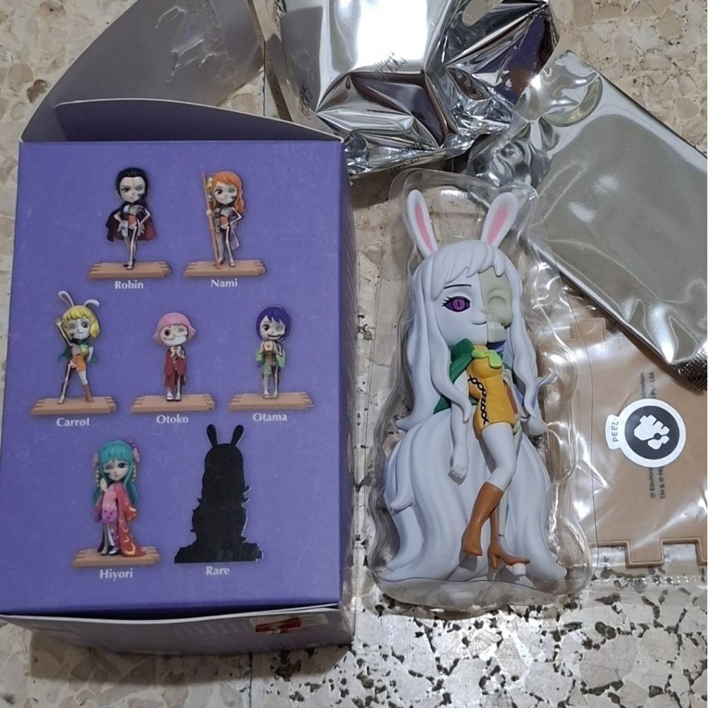 Blindbox Secret anime One Piece Mighty Jaxx Jason Freeny Hidden Dissectibles Ladies Edition Rare Car