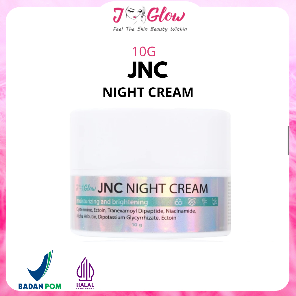 J-GLOW CREAM MALAM JNC Night Cream BPOM