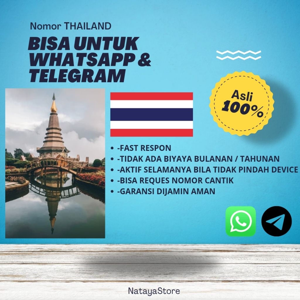 Kartu Perdana Luar Negeri (THAILAND) bisa untuk wa tele dll