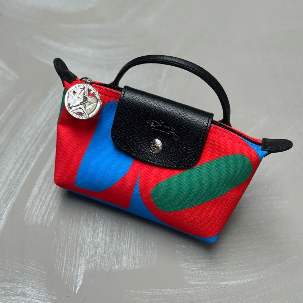 LC X Robert Indiana Love Beauty Pouch / Clutch Bag / Pochette with Handle