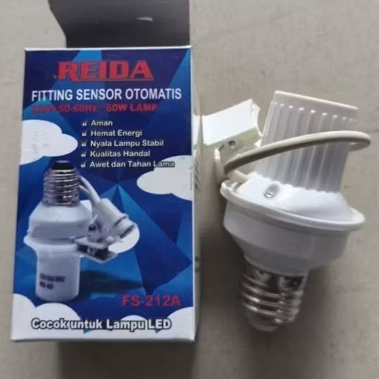 Reida fitting sensor otomatis lampu LED