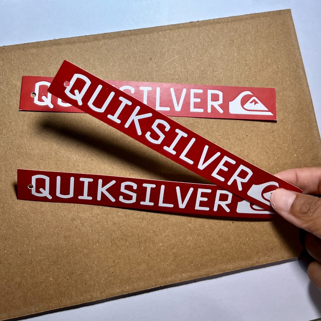 HANGTAG LABEL QUIKSILVER // LABEL TAS SEPATU BAJU BRANDED