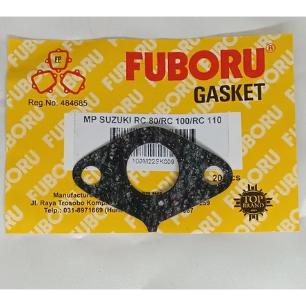 PERPAK MANIPOL RC 80 / RC 100 / RC 110 / BRAVO / CRYSTAL / GS GASKET PAKING INTAKE MANIFOLD FUBORU R