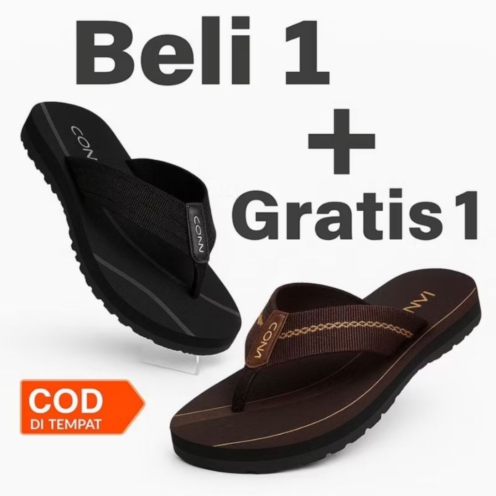 PROMO BELI 1 GRATIS 1 SANDAL CARVIL PRIA WANITA TERKEREN SANDAL OUTDOOR SANDAL CARVIL ANTI SLIP SAND