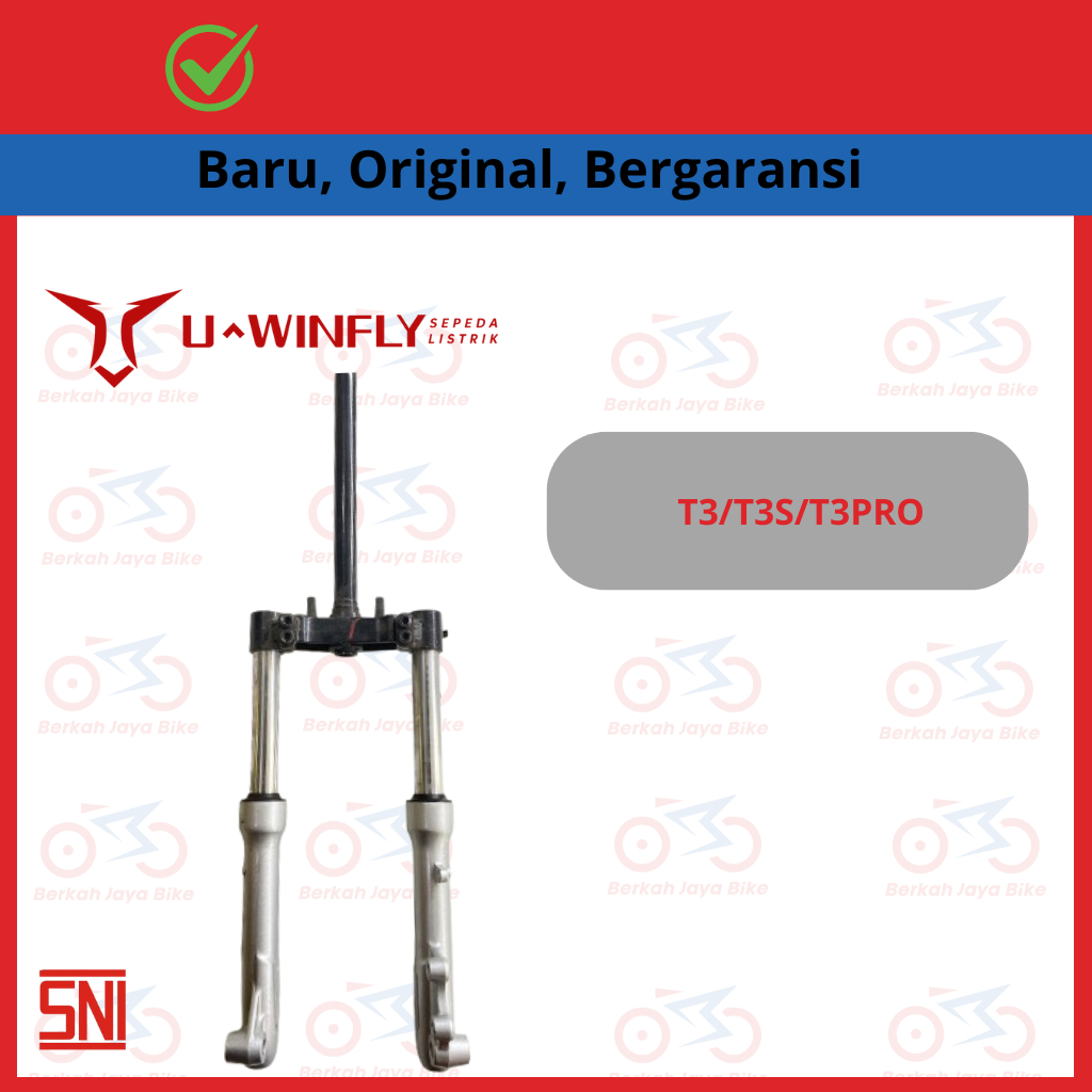 Shockbreaker Depan Sepeda Listrik Uwinfly T3/T3PRO/T3S Original