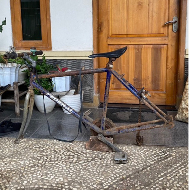 Frame set sepeda rata air size 20 non federal bahan komuter bike