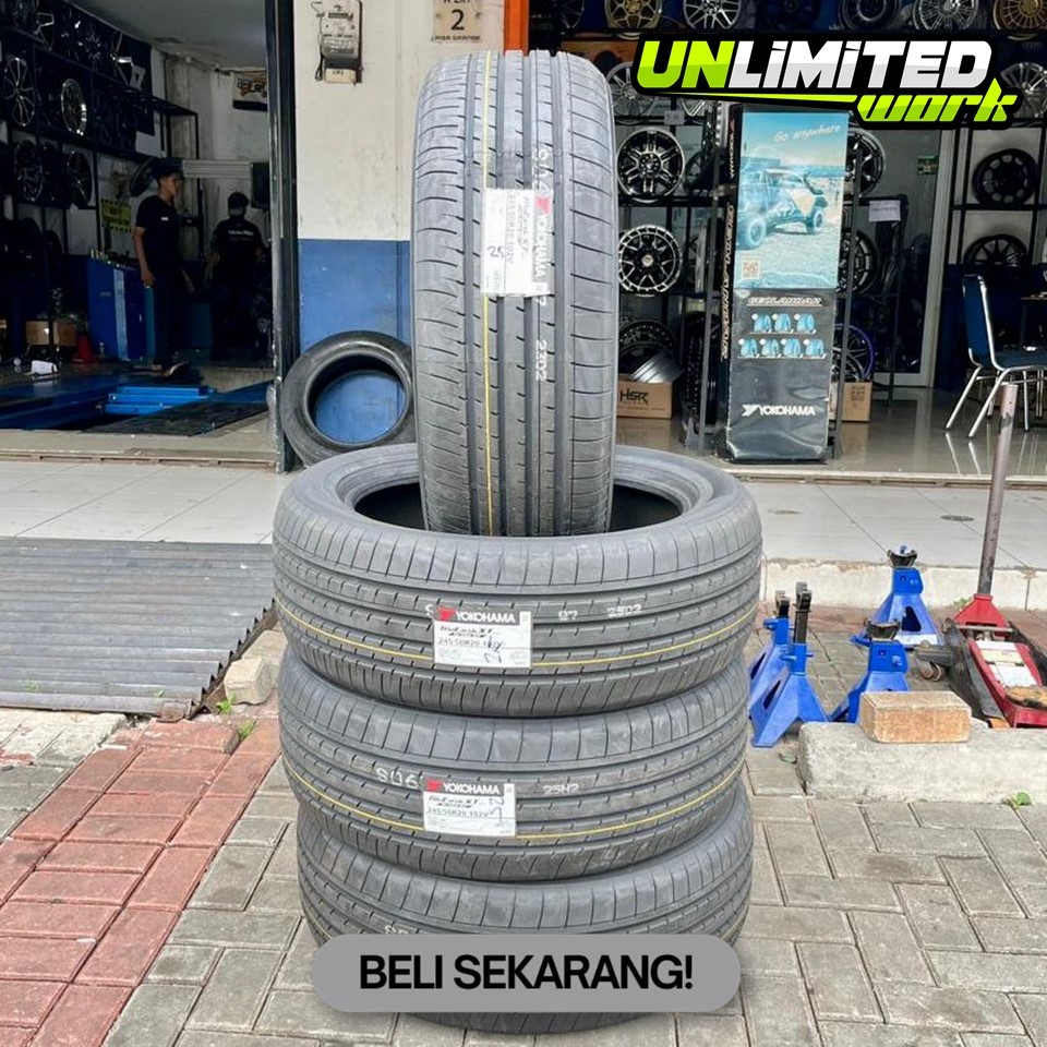 Termurah Ban Mobil Ukuran Ring 18 235 55 R18 Yokohama Bluearth XT- AE61 Kembang Halus Termurah