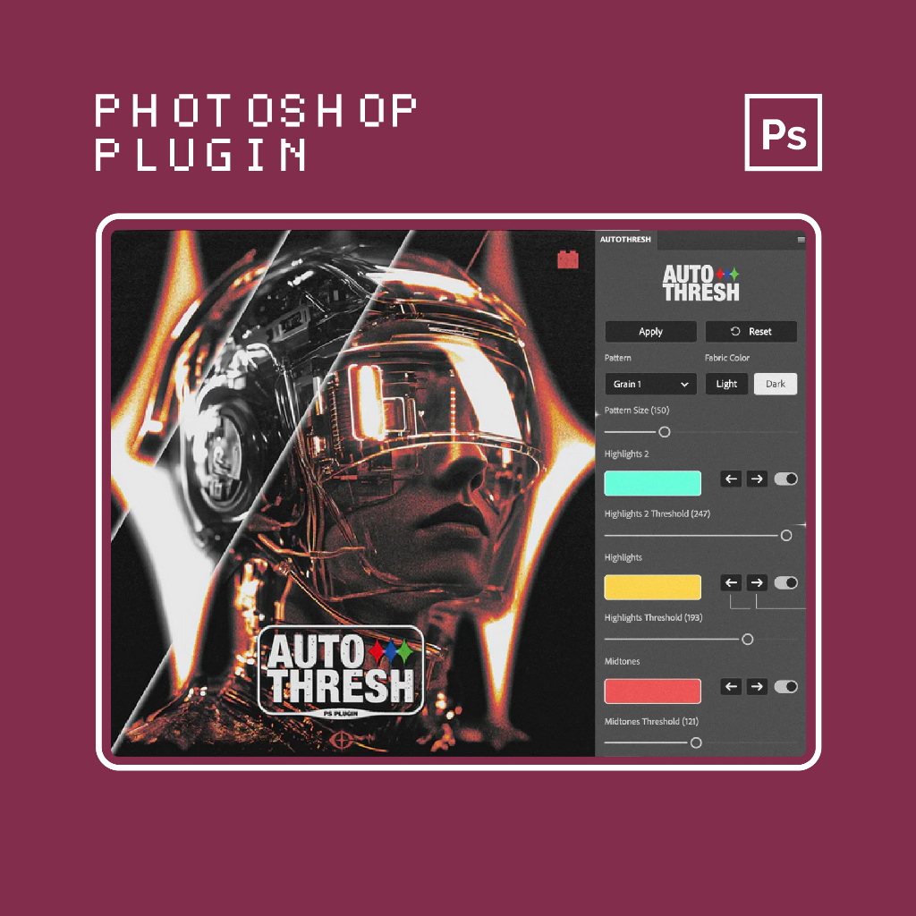 Photoshop Plugin - CP AutoThresh Plugin for Photoshop