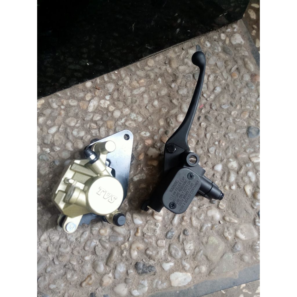 master set kaliper rem cakram depan tvs dazz Neo rockz ori
