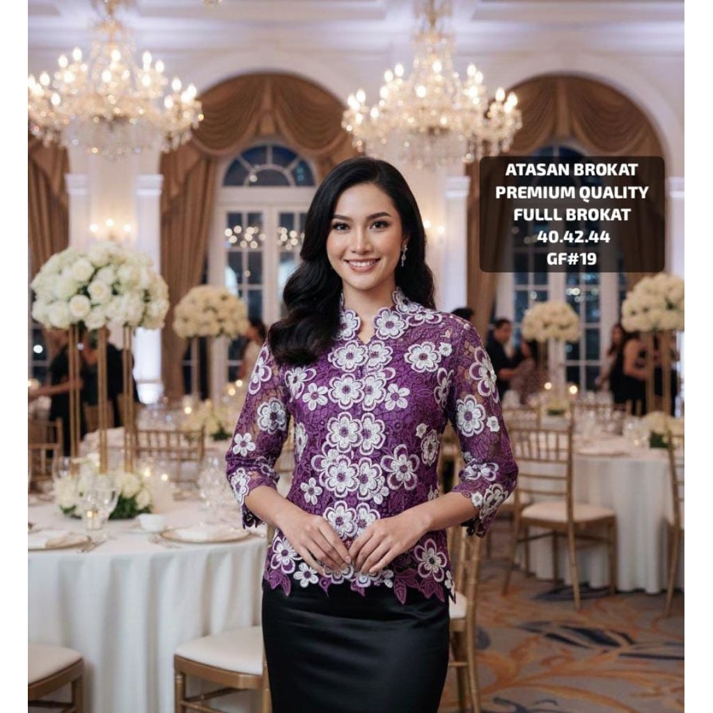 Blus Brokat Bangkok Terbaru