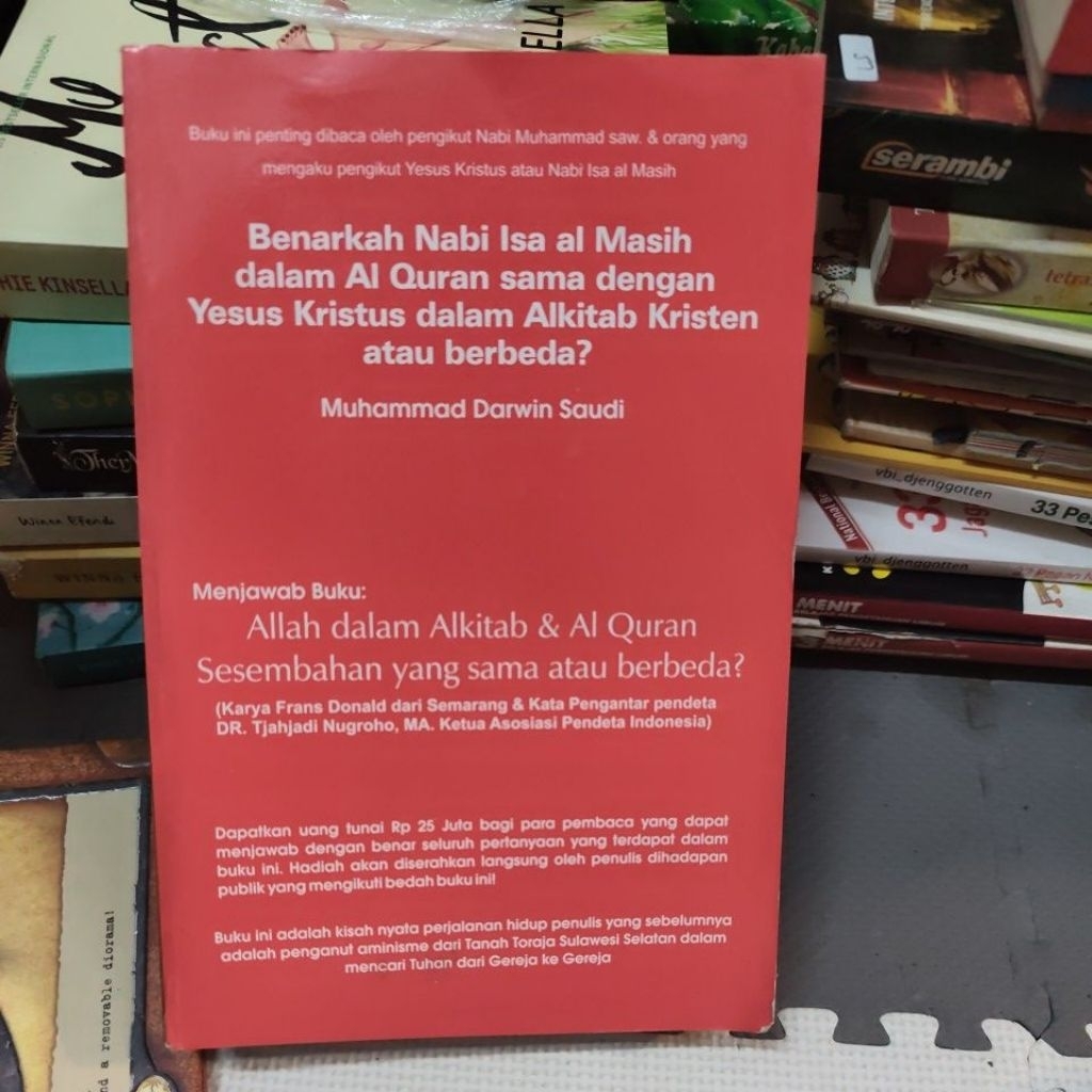 Buku Kristologi Langka Benarkah nabi Isa Masi dalam Al Qur'an sama dengan Yesus Kristus dalam alkita