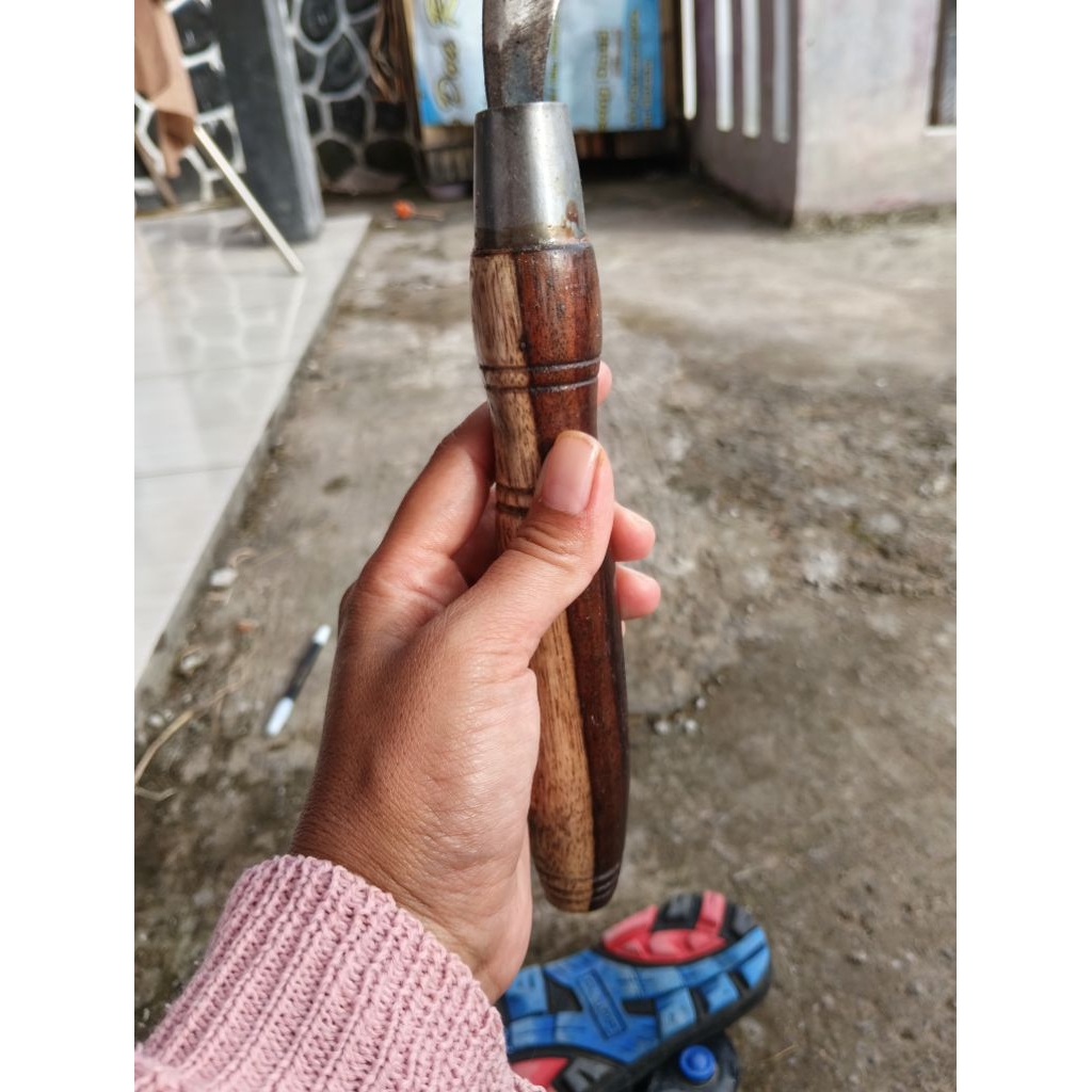 alat pertanian model jawaan cap asper , arit rumput buatan Garut asli