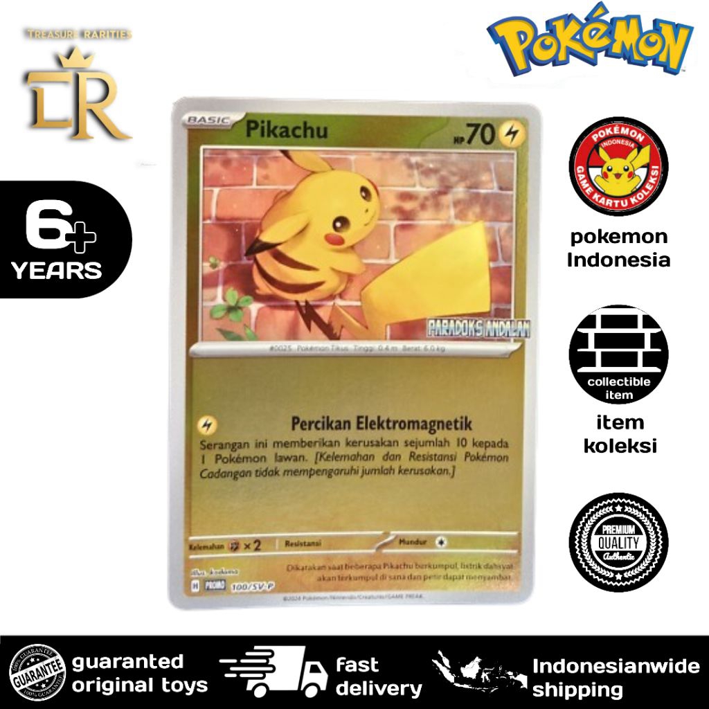 Pikachu Promo Paradoks Andalan