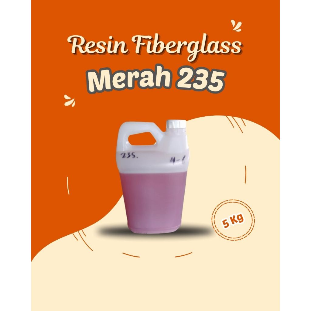Resin 235, Resin Merah 235 (5 Kg)
