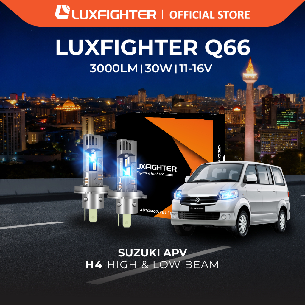 LUXFIGHTER Q66 H4 LAMPU LED MOBIL SUZUKI APV