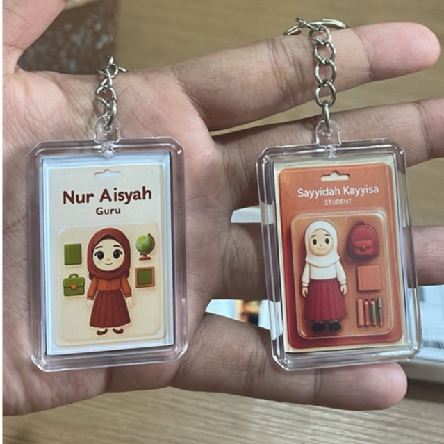 GANTUNGAN KUNCI AKRILIK , GANTUNGAN KUNCI CUSTOM , GANTUNGAN KUNCI 2 SISI , GANTUNGAN KUNCI CUSTOM 2