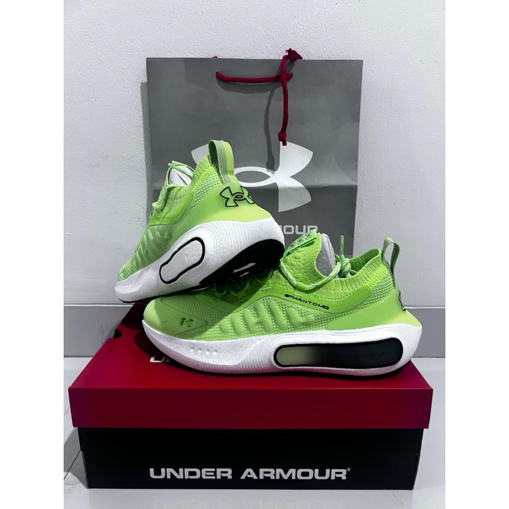 Sepatu Under Armour Phantom 4 GREEN ORI