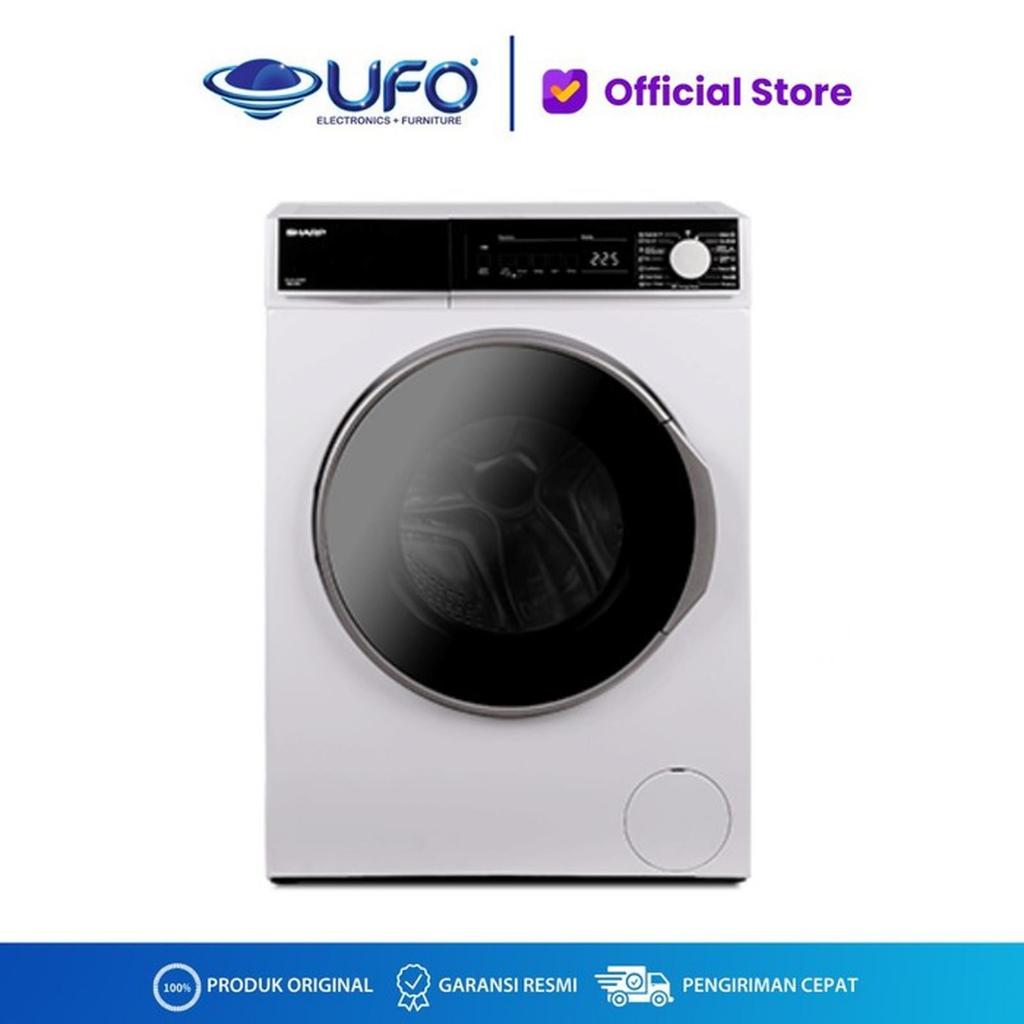 SHARP MESIN CUCI FRONT LOADING INVERTER ES-FL1290XT 9KG
