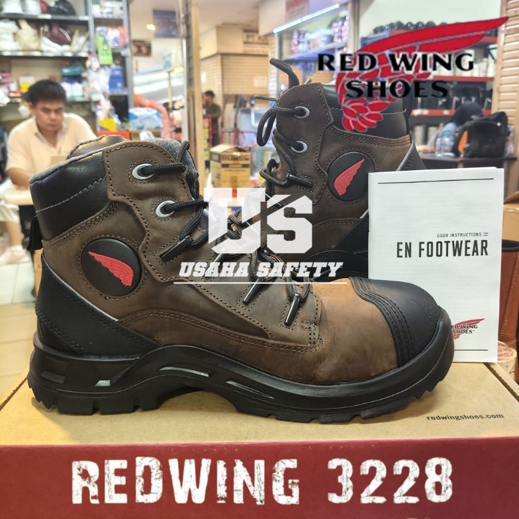 Safety Shoes RedWing 3228 / Sepatu Red Wing 3228 Kualitas 100% Asli Original | SNI