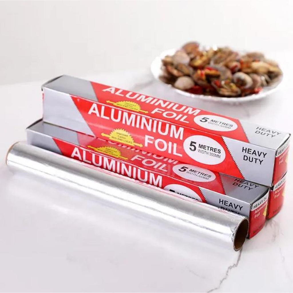 Aluminium Foil Kertas Panggang Roll 30 Cm x 10 M - Aluminium Foil Cook