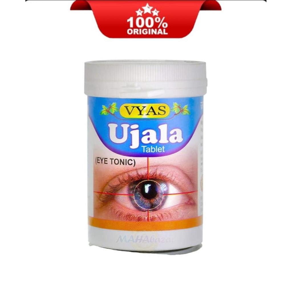 Obat Mata Katarak Herbal (Ujala Eye tonic) 100 tab - Ayurvedic Vyas - UJALA TABLET