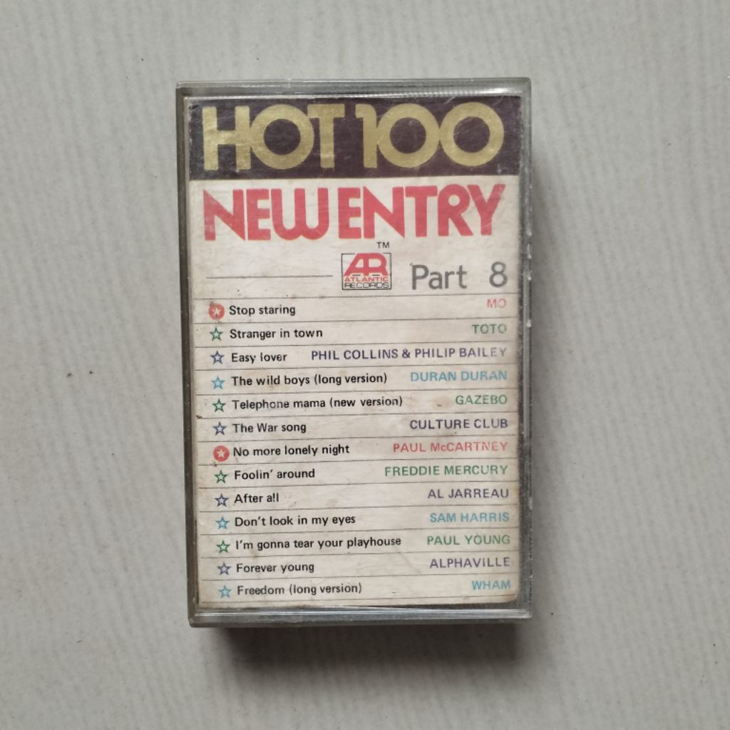 Kaset Pita Hot 100 - New Entry