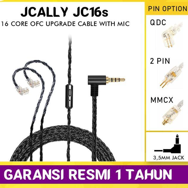 Amino Neutrik - Jc16S Kabel Upgrade Ofc 16 Core With Mic Iem Headset Cable