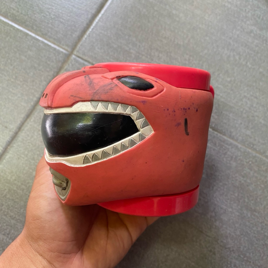 mug gelas power rangers red megacept original saban toei