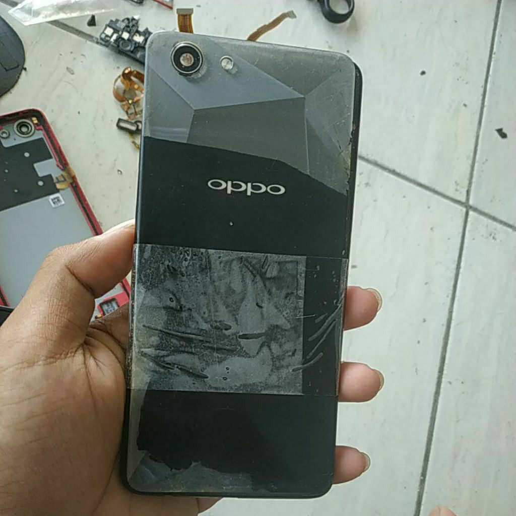 backdoor bekas Oppo f7 youth,tanpa tombol cek deskripsi