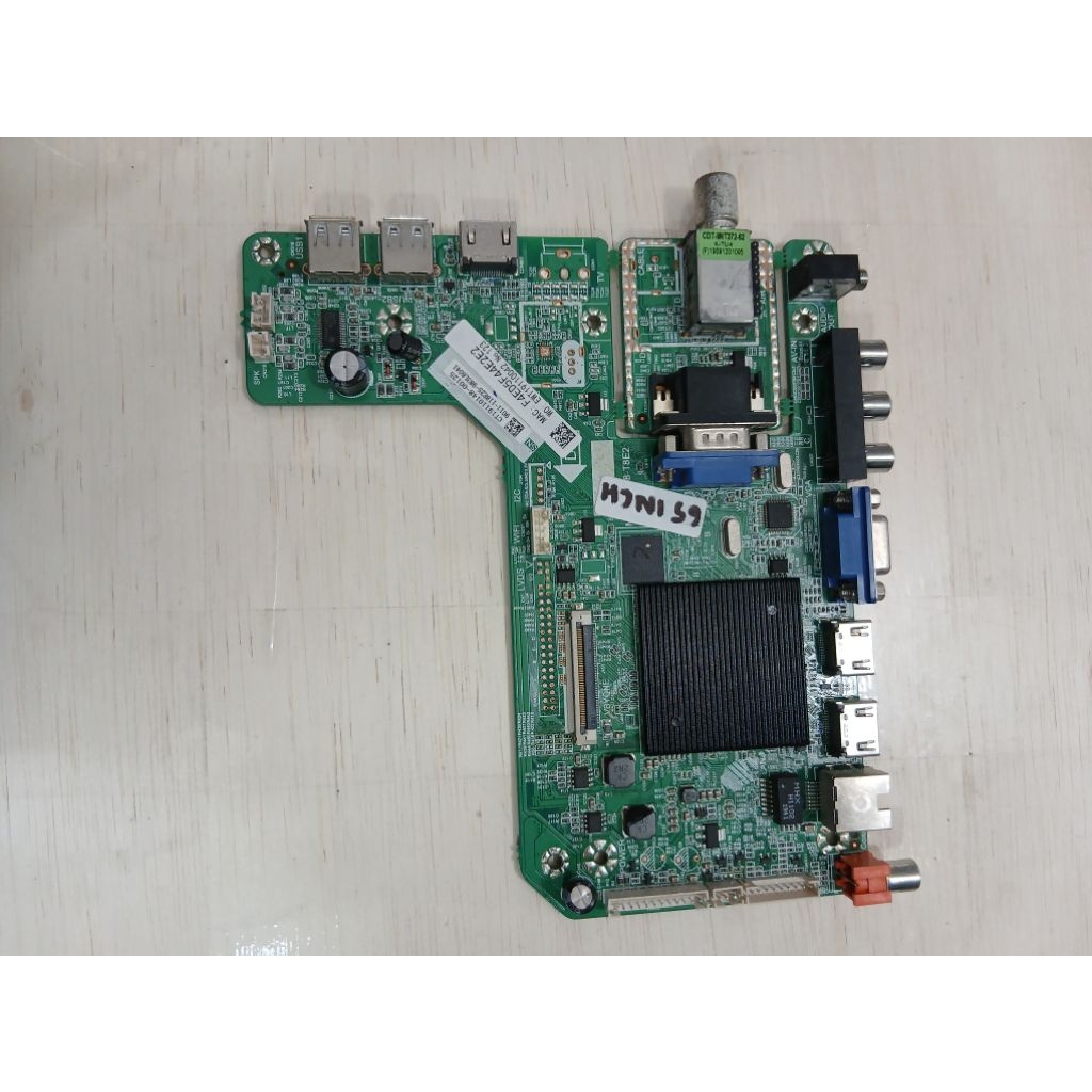 mb led tv philips 65put6023s - mainboard tv - mesin tv led