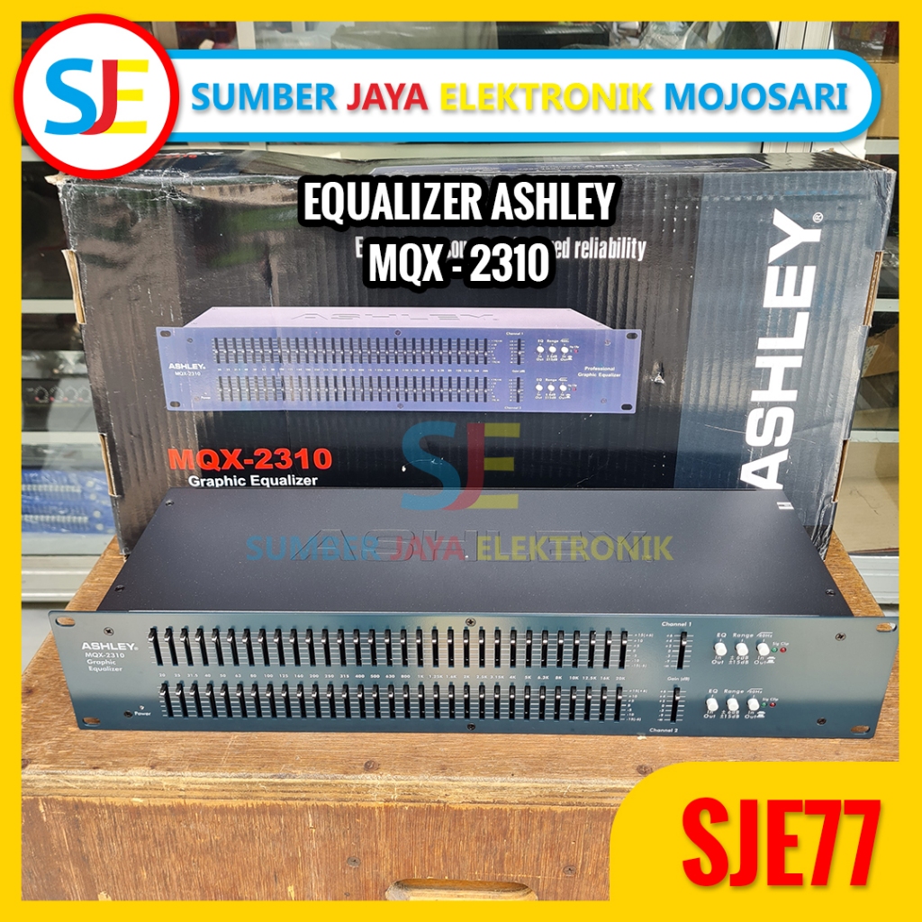 Equalizer Ashley MQX 2310 Output Subwoofer