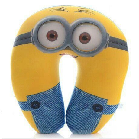 Bantal Leher Minions Travel Pillow