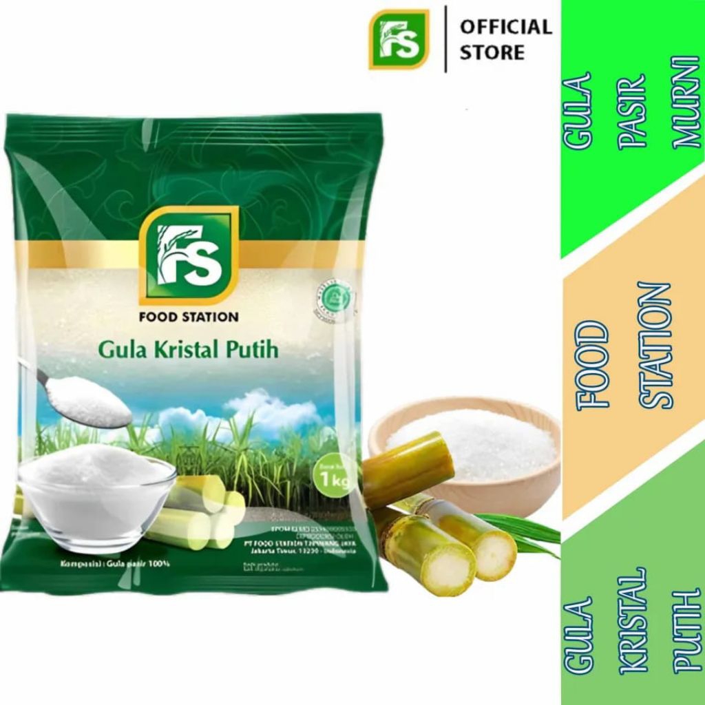 Food Station Gula Kristal Putih 1Kg