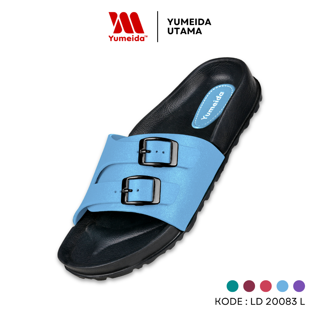Yumeida LD-20083 L - Sandal Wanita Slop Karet Anti Air Slip