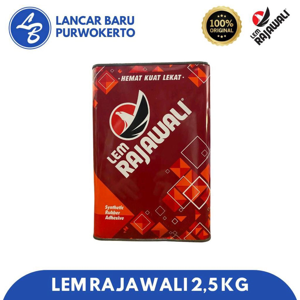 LEM RAJAWALI 2,5 KG (GALON) - LEM KUNING SERBAGUNA