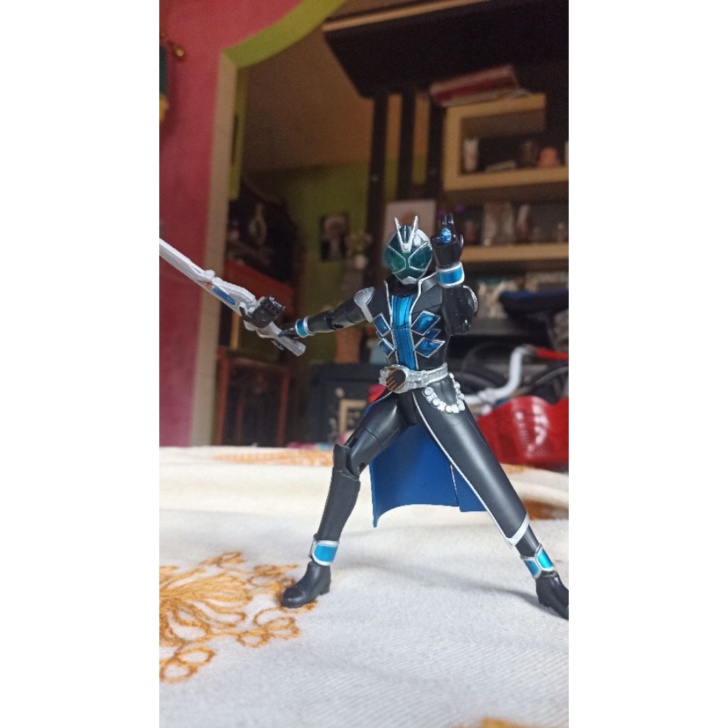 Kamen rider wizard water style action please Mainan bekas action figure Bandai second