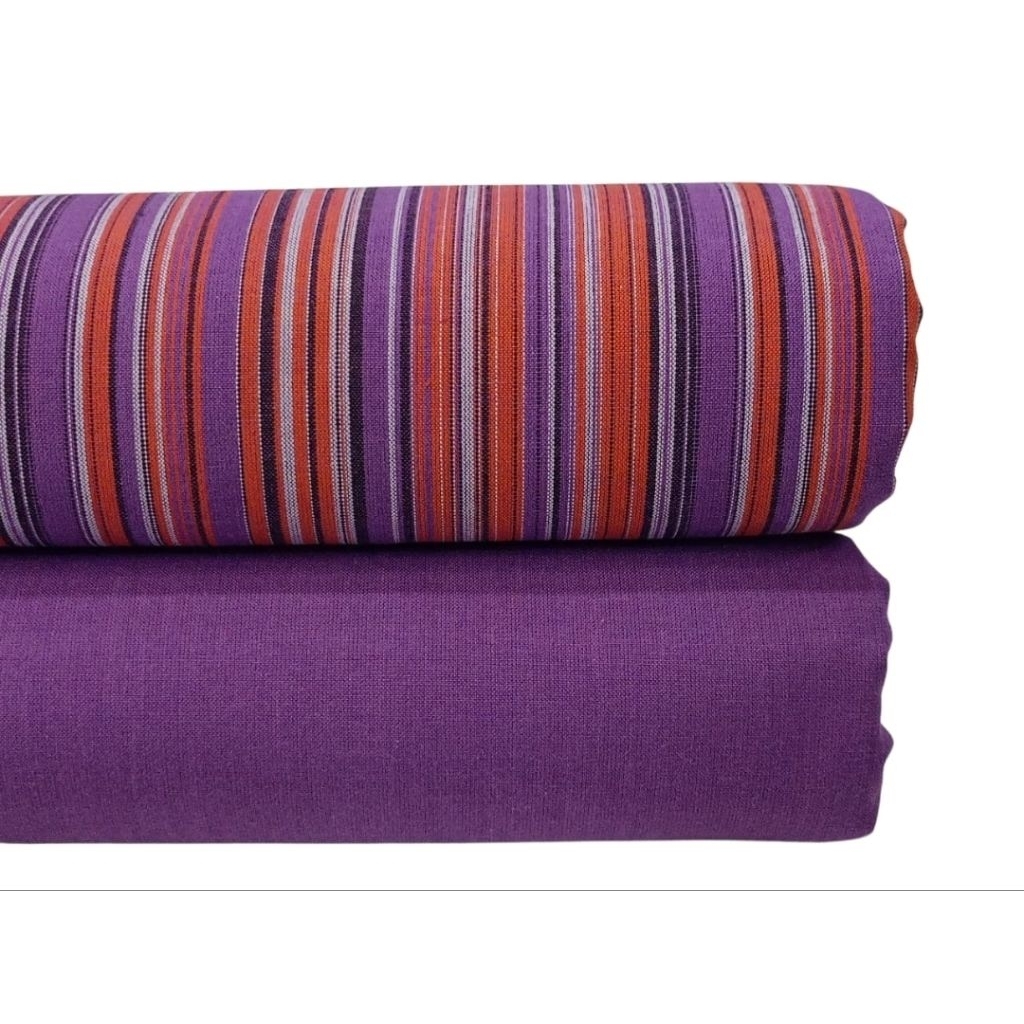 Kain Tenun Lurik mix n match Kain Tenun Polos