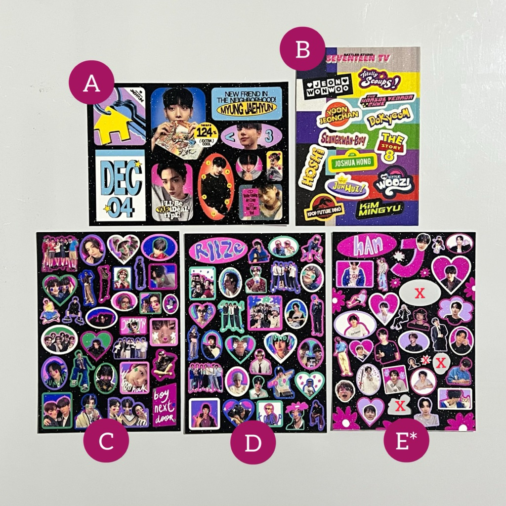 preloved stuff pland room23 sticker keyring plush keychain masking tape strap ls enhypen boynextdoor